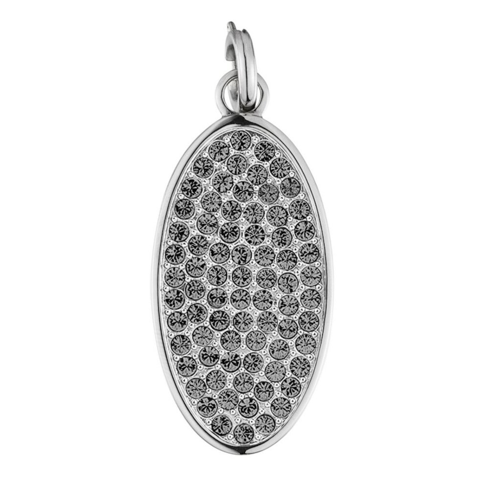 Dyrberg/Kern Seyferia Silver/Grey Swarovski crystal pendant